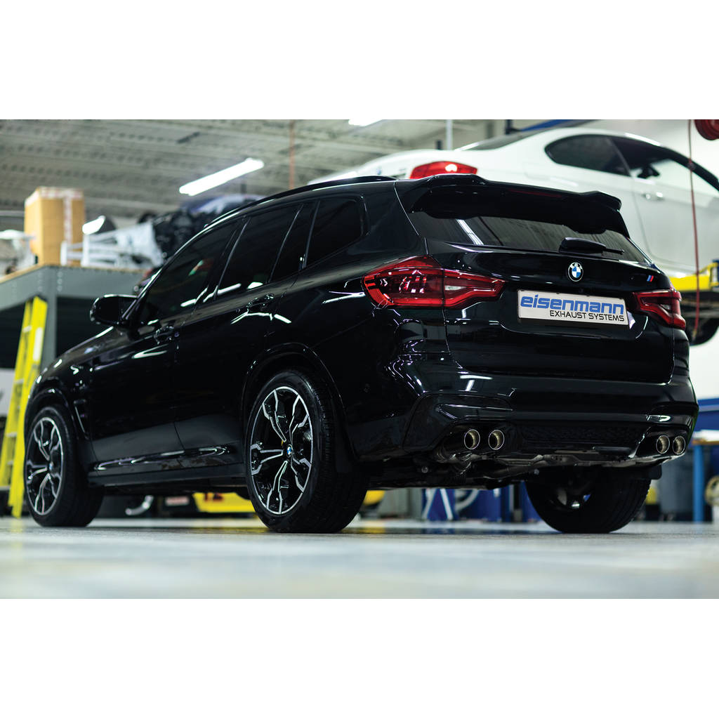 EISENMANN B3344.20904.12 Задній глушник Race 4 x 90 мм Чорний алюміній для BMW X (F97) X3M Photo-8 