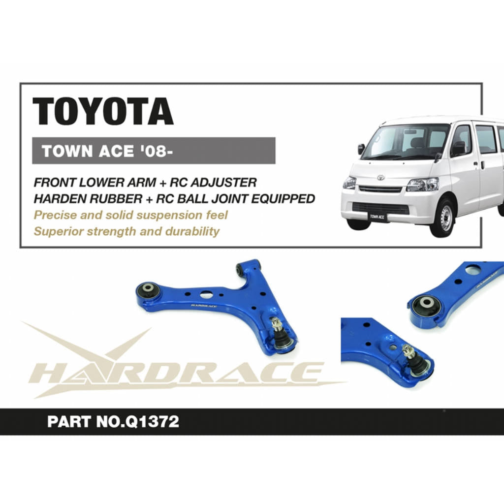 HARDRACE Q1372 Нижній важіль передньої підвіски для TOYOTA Townace / DAIHATSU Granmax 2008- Photo-1 