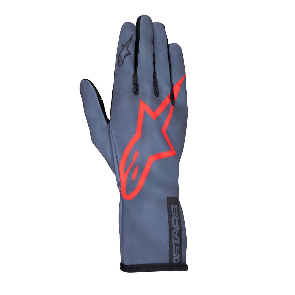 ALPINESTARS 3550625-9152-2XL Рукавички для картингу Tech-1 K Race V2, Сірий / Червоний / Чорний, Розмір 2XL Photo-0 