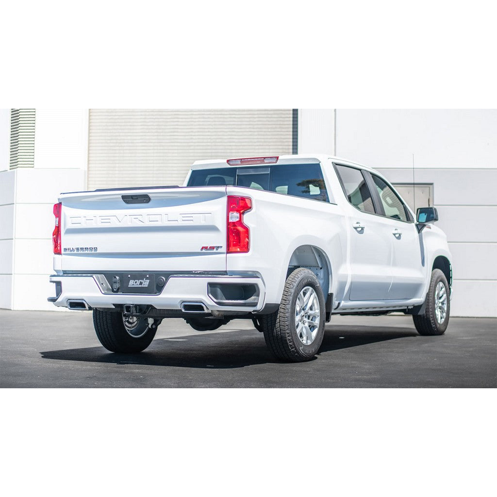BORLA 140993 Вихлопна система Cat-Back 2.75" S-Type (без наконечників) для CHEVROLET Silverado 1500 2024 / GMC Sierra 1500 2024 Photo-1 