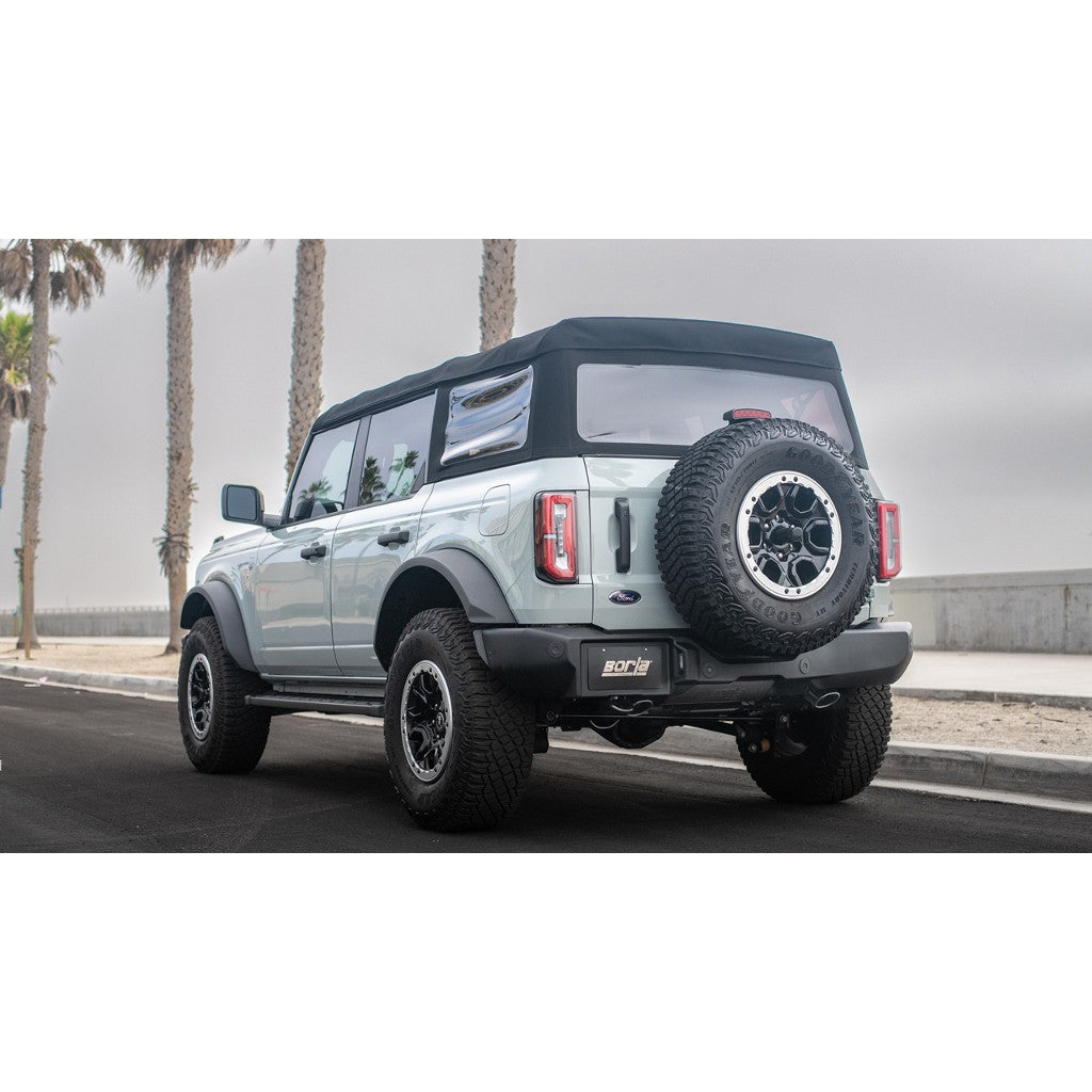 BORLA 11973 Вихлопна система Axle-Back 2.75", 2.50", Touring (4.0" RD X 4.75 наконечники) для FORD Bronco 2.3L i4 2021-2023 Photo-1 