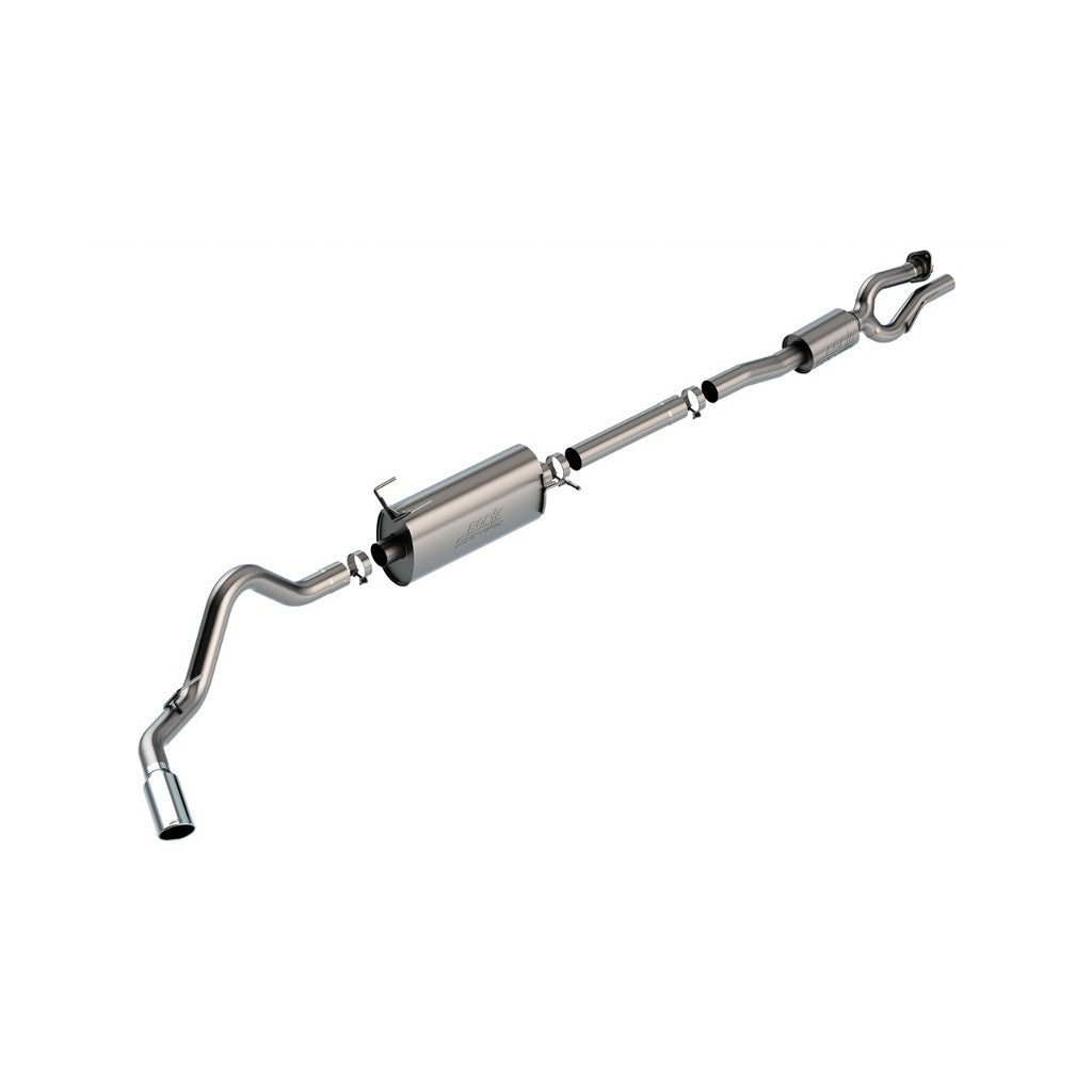 BORLA 140843 Вихлопна система Cat-Back 2.75", 3.5", S-Type (5.00" RD X 13.5" наконечники) для FORD F-250 / F-350 Super Duty 7.3L V8 2020-2023 Photo-0 