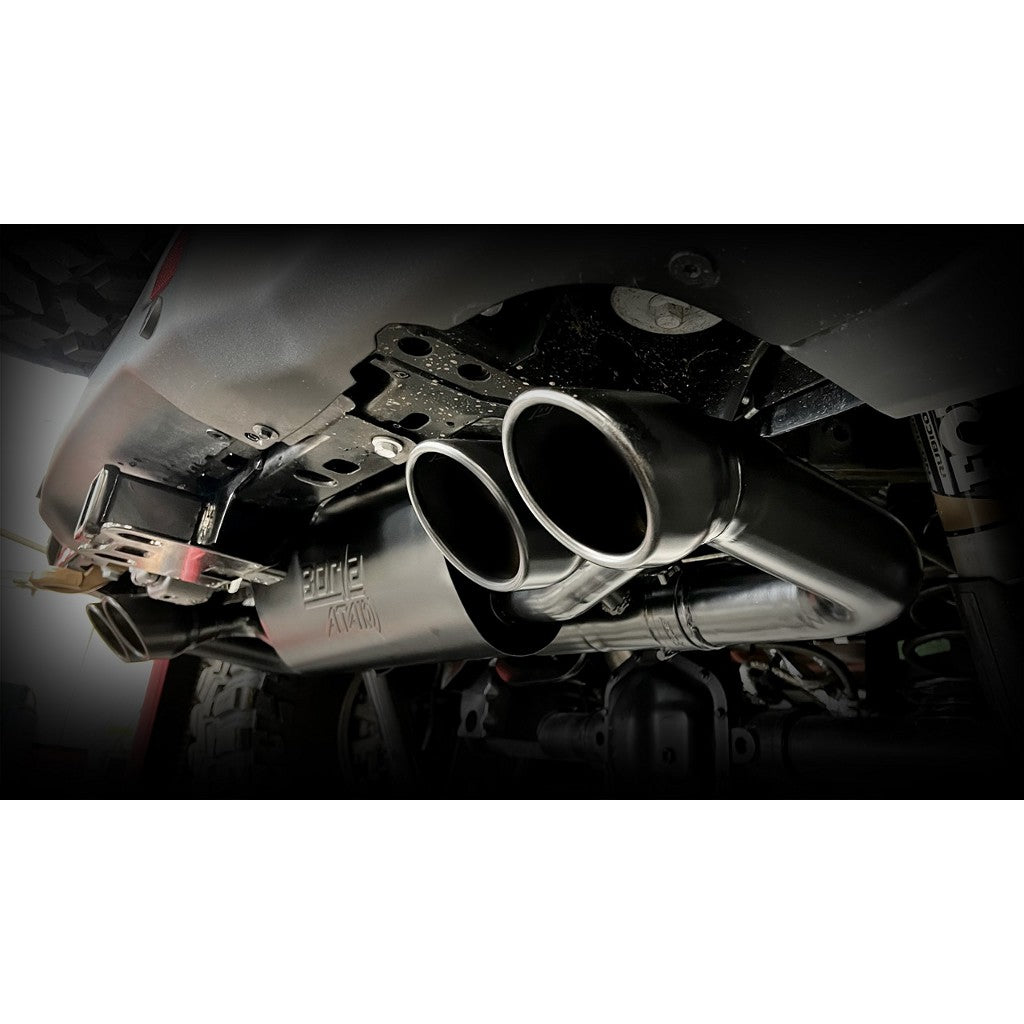 BORLA 140892CB Вихлопна система Cat-Back 3.00", S-Type (4.0 RD X 4.75" / 4.0 RD X 6 наконечники з чорним покриттям) для JEEP Wrangler Rubicon 392 6.4L V8 2021-2023 Photo-2 