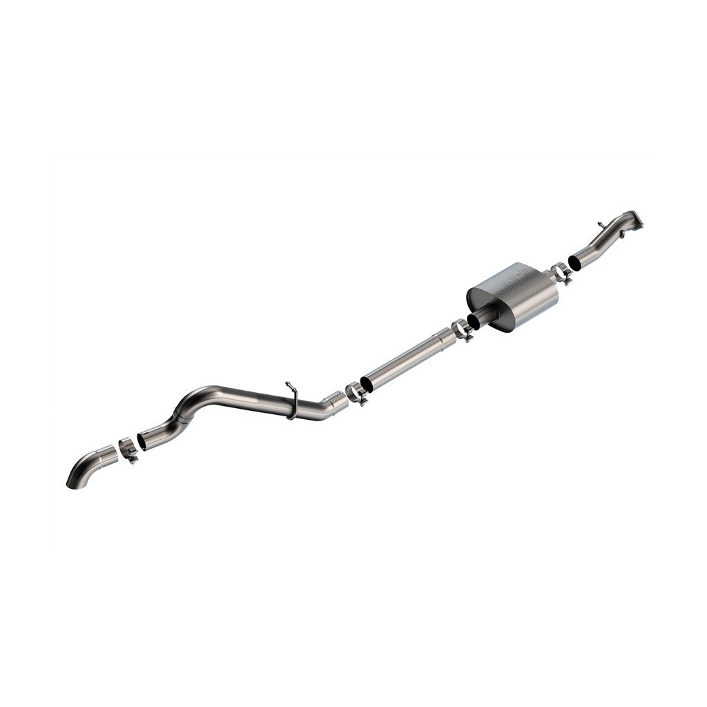 BORLA 140898 Вихлопна система Cat-Back 2.75", S-Type (2.75" наконечники із загином вниз) для FORD Bronco 2.3L 2021-2023 Photo-0 