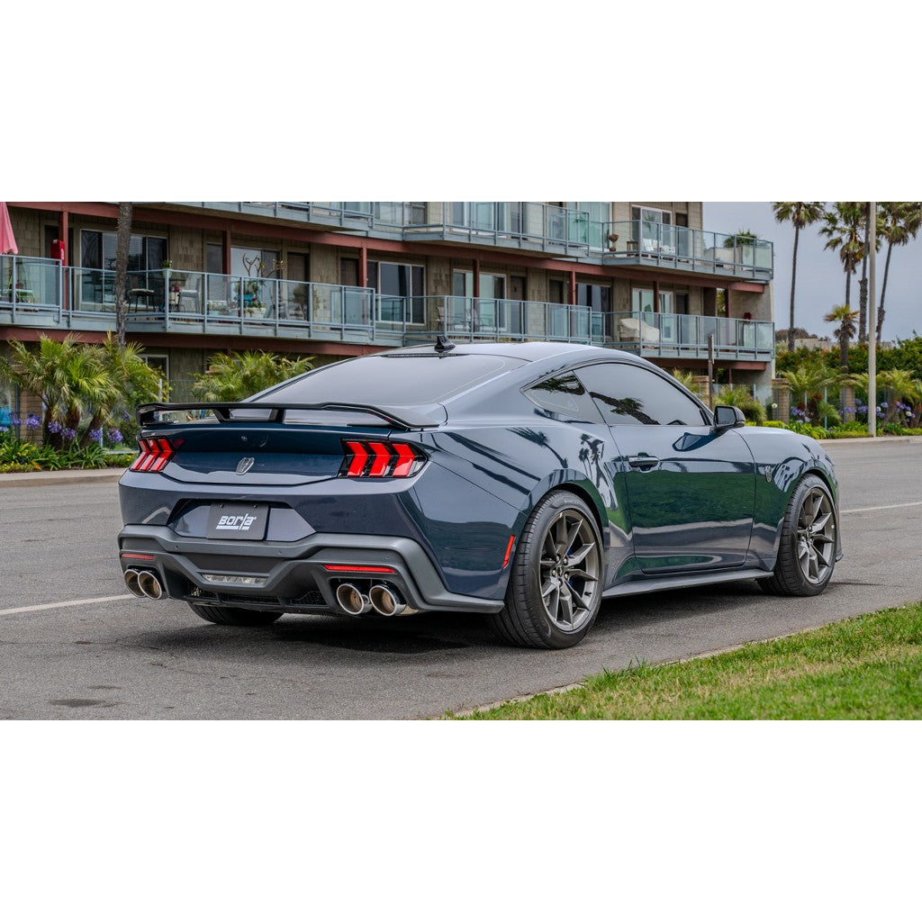 BORLA 140965 Вихлопна система Cat-Back 3", ATAK (5" RD X 6.50" наконечники), активна для FORD Mustang Dark Horse 5.0L V8 2024 Photo-1 