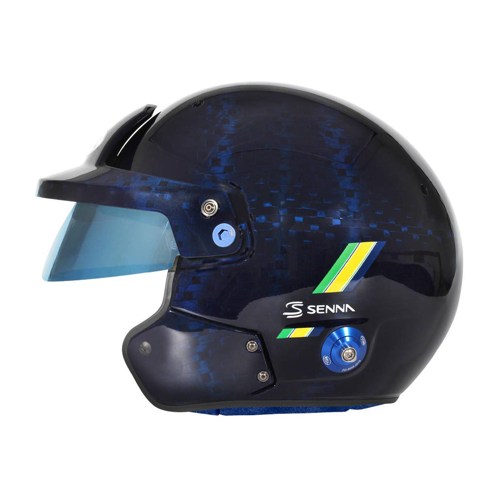 BELL 1245263 Відкритий шолом MAG-10 Carbon Ayrton Senna HANS, FIA 8859-2024 / SA2020, Розмір 56 (7) Photo-1 