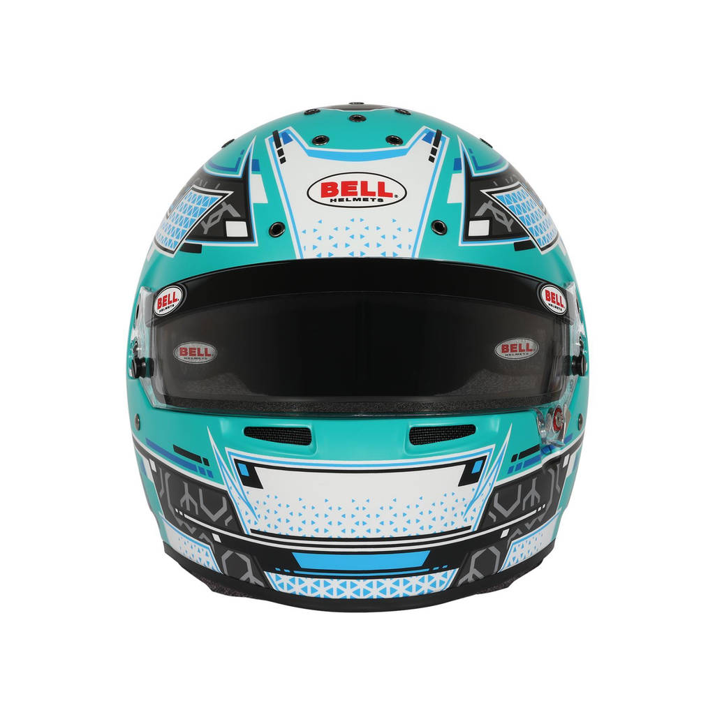 BELL 1310B83 Закритий шолом RS7 Pro Stamina HANS, Антрацит / Аквамарин, FIA 8859-2024 / SA2020, Розмір 56 (7) Photo-11 