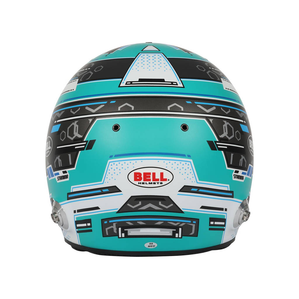 BELL 1310B88 Закритий шолом RS7 Pro Stamina HANS, Антрацит / Аквамарин, FIA 8859-2024 / SA2020, Розмір 61 (7 5/8) Photo-1 