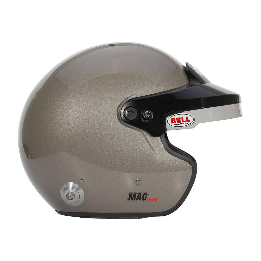 BELL 1435A83 Відкритий шолом MAG HANS, Сріблястий титан металік, FIA 8859-2024, Розмір L (60-61) Photo-7 