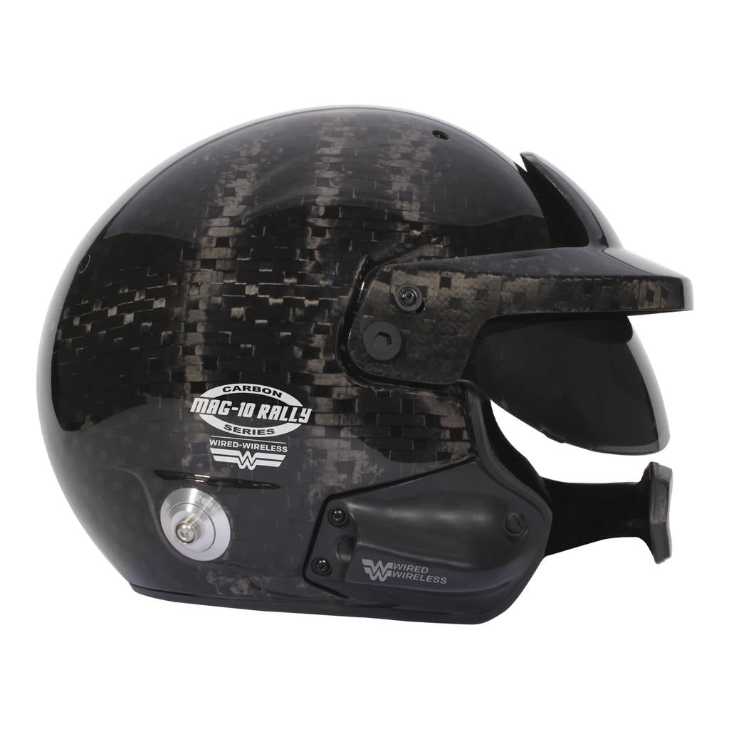 BELL 1245286 Відкритий шолом MAG-10 Rally WW Carbon HANS, FIA 8859-2024 / SA2020, Розмір 57 (7 1/8) Photo-4 