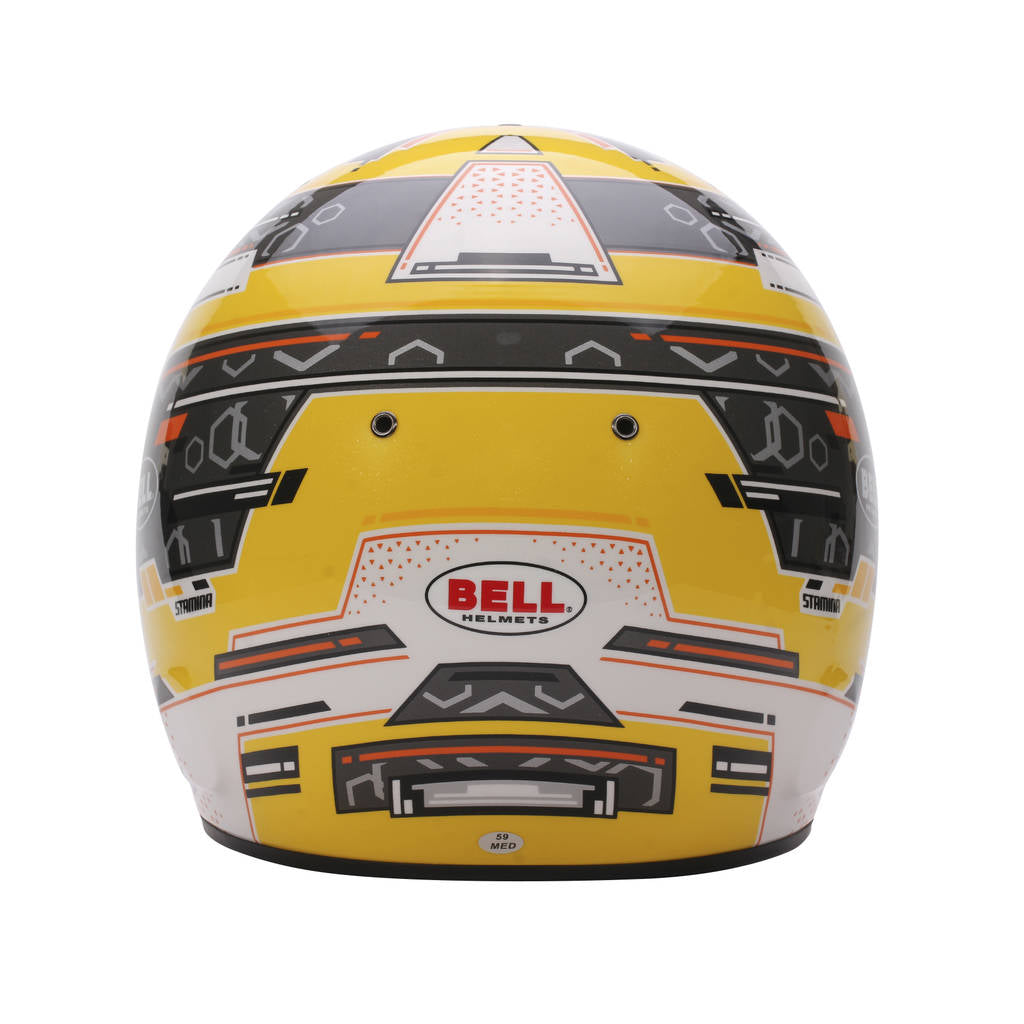 BELL 1310C01 Шолом для картингу RS7-K Stamina, Антрацит / Жовтий, FIA 8878-2024 / K2020, Розмір S (57 -58) Photo-3 