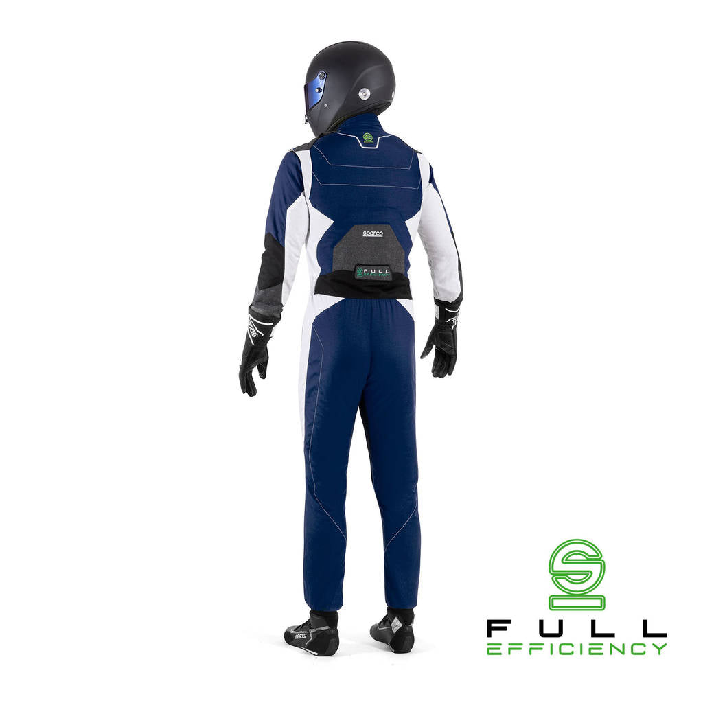 SPARCO BRS0005B0N06066 Костюм для перегонів X-Light Full Efficiency, Синій / Білий, Розмір 66 Photo-1 