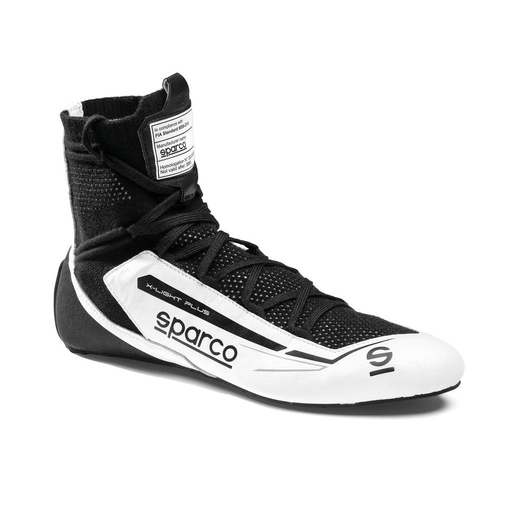 SPARCO BRB0003B0W08040 Черевики для перегонів X-Light Plus, Білий / Чорний, Розмір 40 Photo-0 