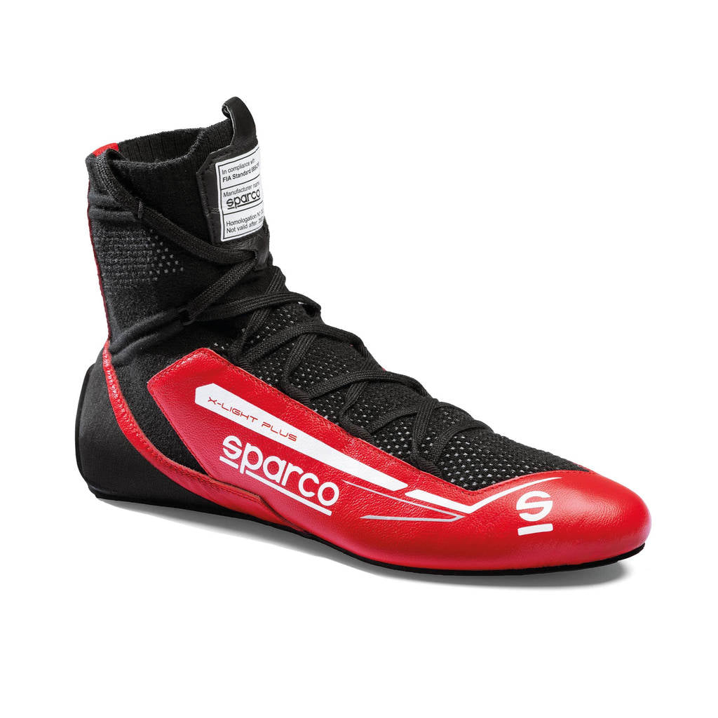 SPARCO BRB0003B0R27041 Черевики для перегонів X-Light Plus, Червоний / Чорний, Розмір 41 Photo-0 