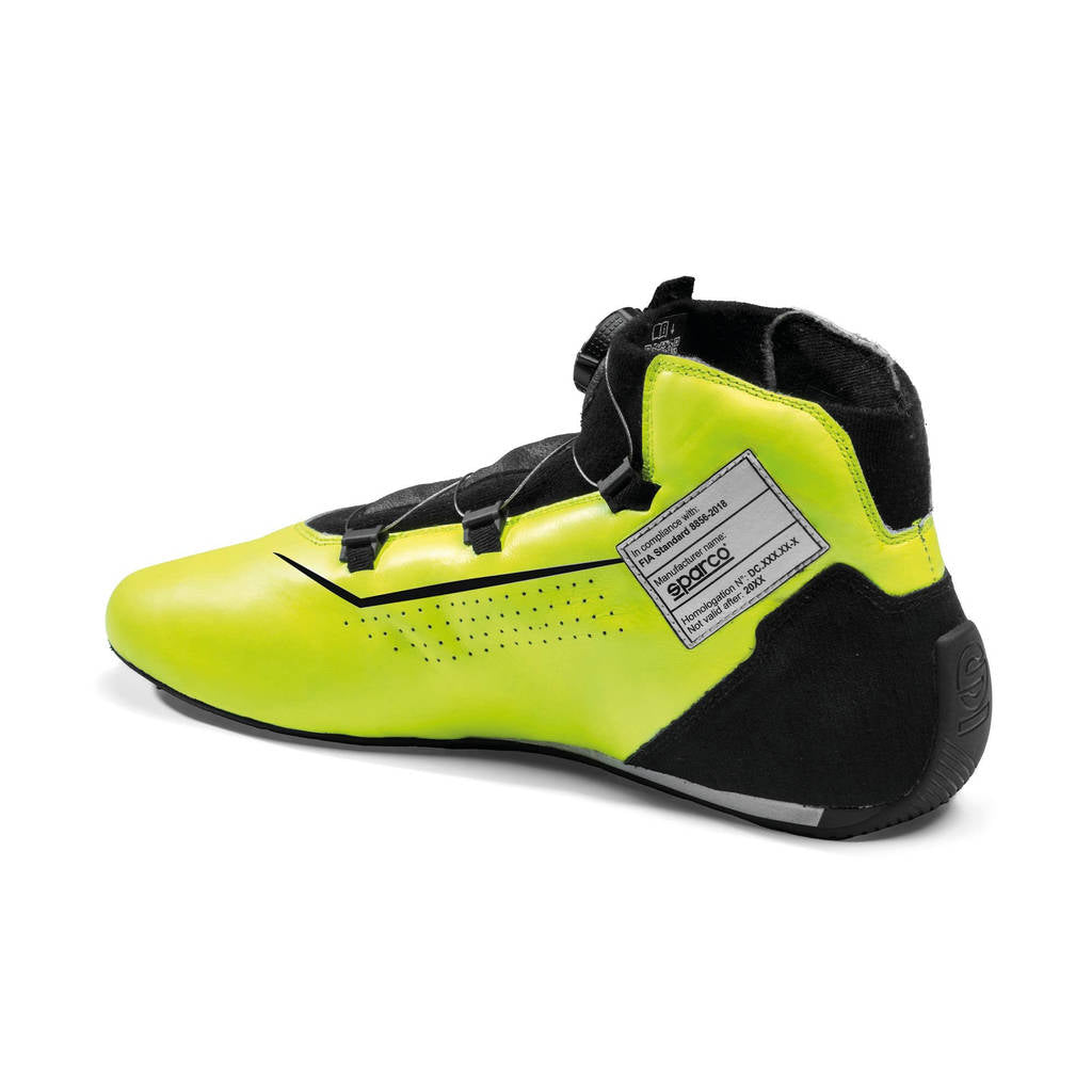 SPARCO BRB0002B0Y04046 Черевики для перегонів Rapid Rotor, Флуо Жовтий / Чорний, Розмір 46 Photo-2 