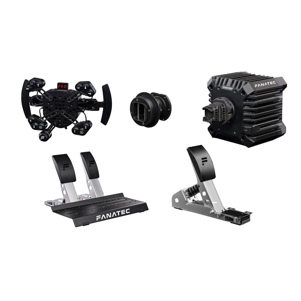 SPARCO BGA0001B0 Комплект для гоночного симулятора Fanatec Sim Kit Pro (Hub+QR2, SCL DD, педалі, Load Cell) Photo-0 