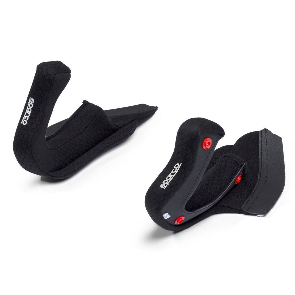 SPARCO BRA0011B0K0100M Підкладка для щік для шолома Flux RJ / RJ-I, Чорний, Розмір M Photo-0 