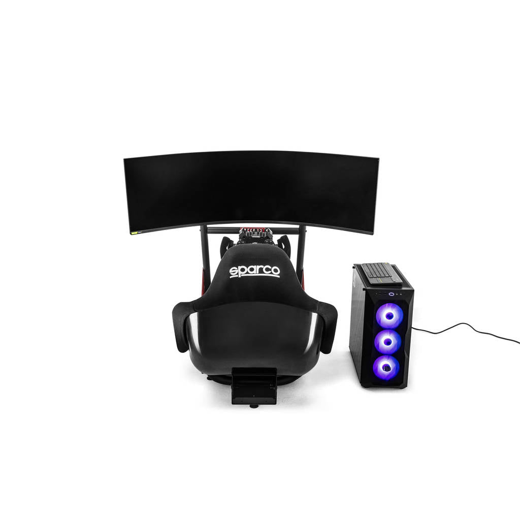 SPARCO BGD0003B0K0100N Гоночний симулятор Formula Evolve GP Rig II, Чорний Photo-1 
