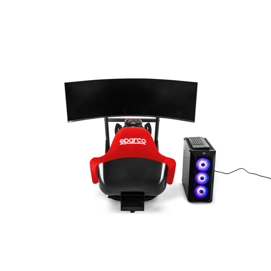 SPARCO BGD0003B0R0100N Гоночний симулятор Formula Evolve GP Rig II, Червоний Photo-1 