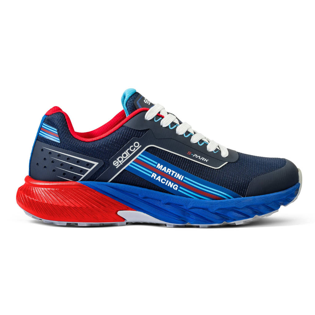 SPARCO BTB0008D0N31044 Черевики механіка S-Park Martini Racing Sardinia, Синій / Червоний, Розмір 44 Photo-3 