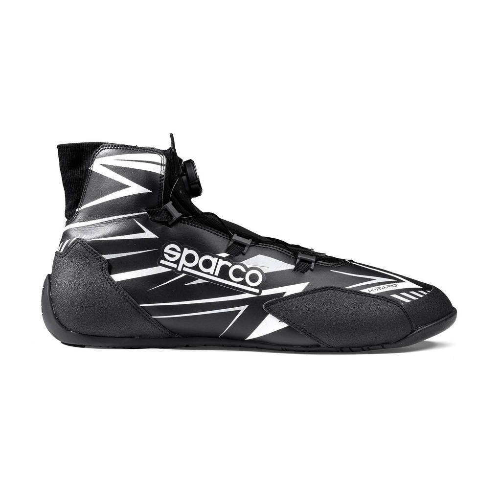 SPARCO BKB0002B0K06041 Взуття для картингу K-Rapid Rotor, Чорний / Білий, Розмір 41 Photo-0 