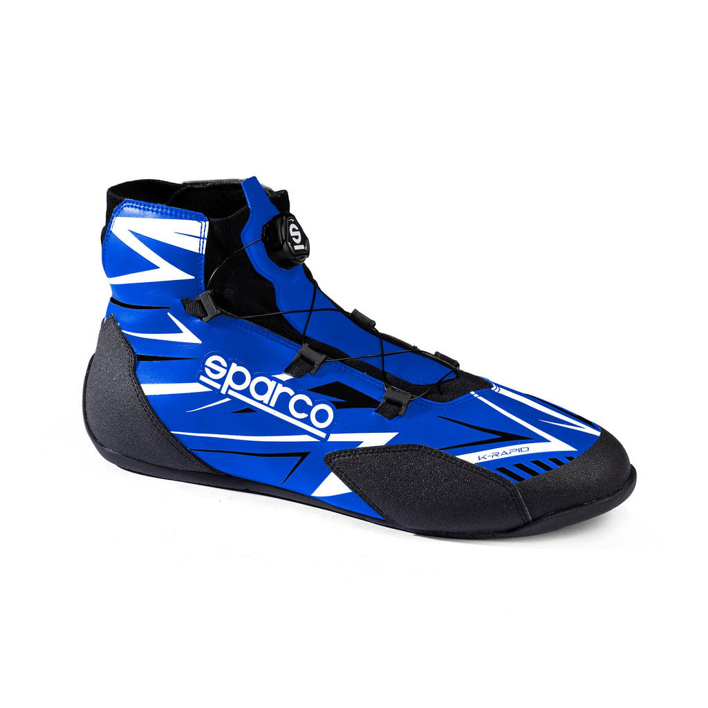 SPARCO BKB0002B0B04043 Взуття для картингу K-Rapid Rotor, Блакитний / Білий, Розмір 43 Photo-1 