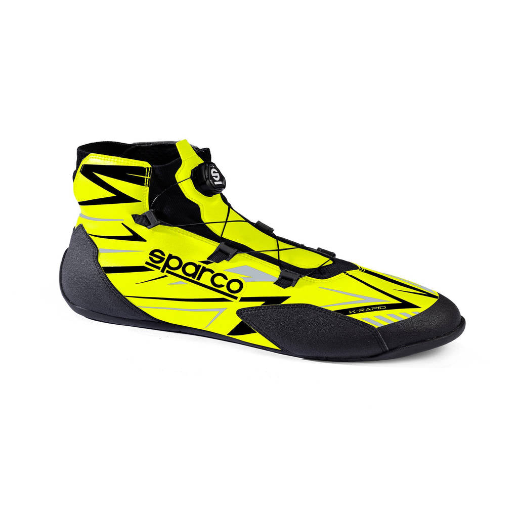 SPARCO BKB0002B0Y04037 Взуття для картингу K-Rapid Rotor, Флуо Жовтий / Чорний, Розмір 37 Photo-1 