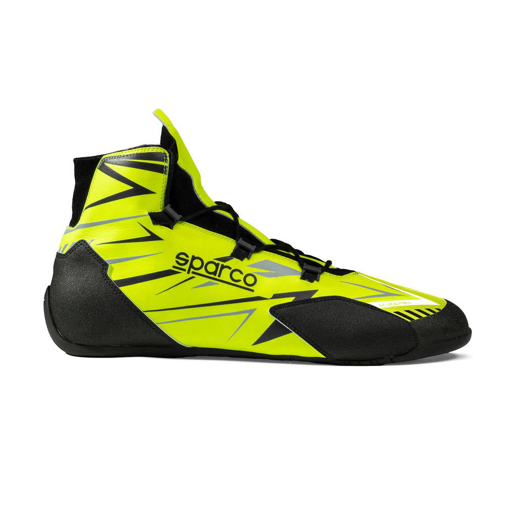 SPARCO BKB0003B0Y04040 Взуття для картингу K-Rapid Laces, Флуо Жовтий / Чорний, Розмір 40 Photo-0 