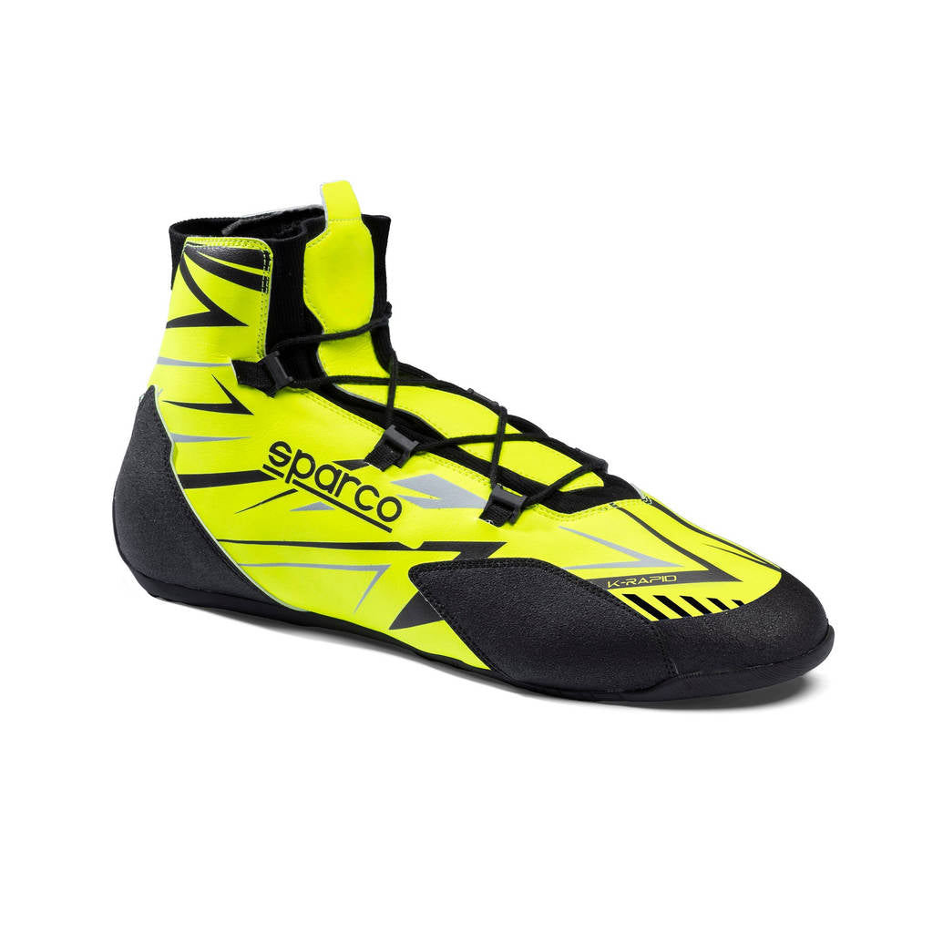 SPARCO BKB0003B0Y04042 Взуття для картингу K-Rapid Laces, Флуо Жовтий / Чорний, Розмір 42 Photo-1 