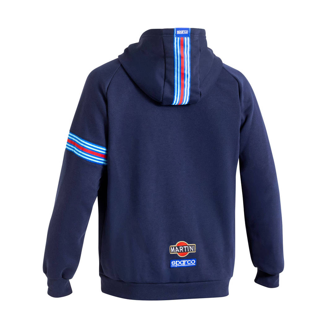 SPARCO BMF0013D0N0200L Толстовка з капюшоном на блискавці Martini Racing My25, Синій, Розмір L Photo-1 