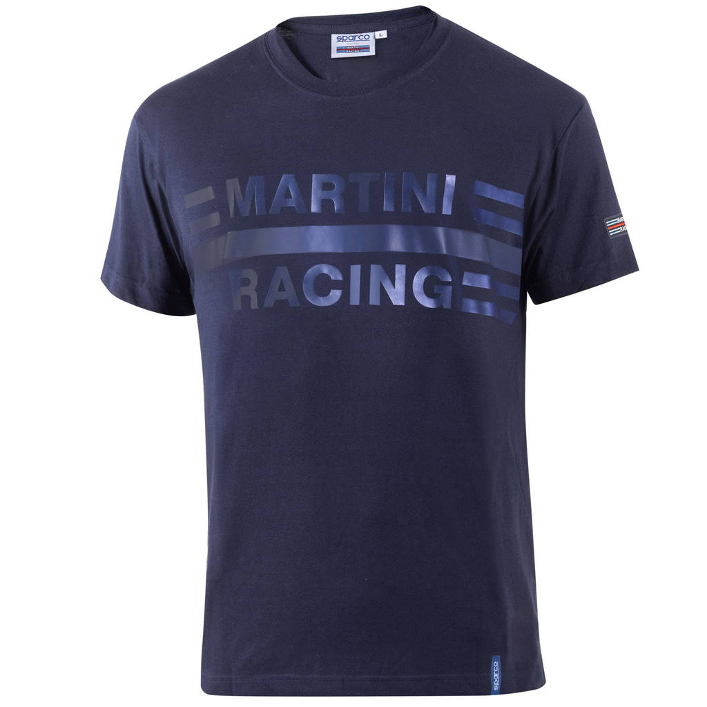 SPARCO BML0008D0N0200S Футболка Martini Racing Big Logo, Синій, Розмір S Photo-0 