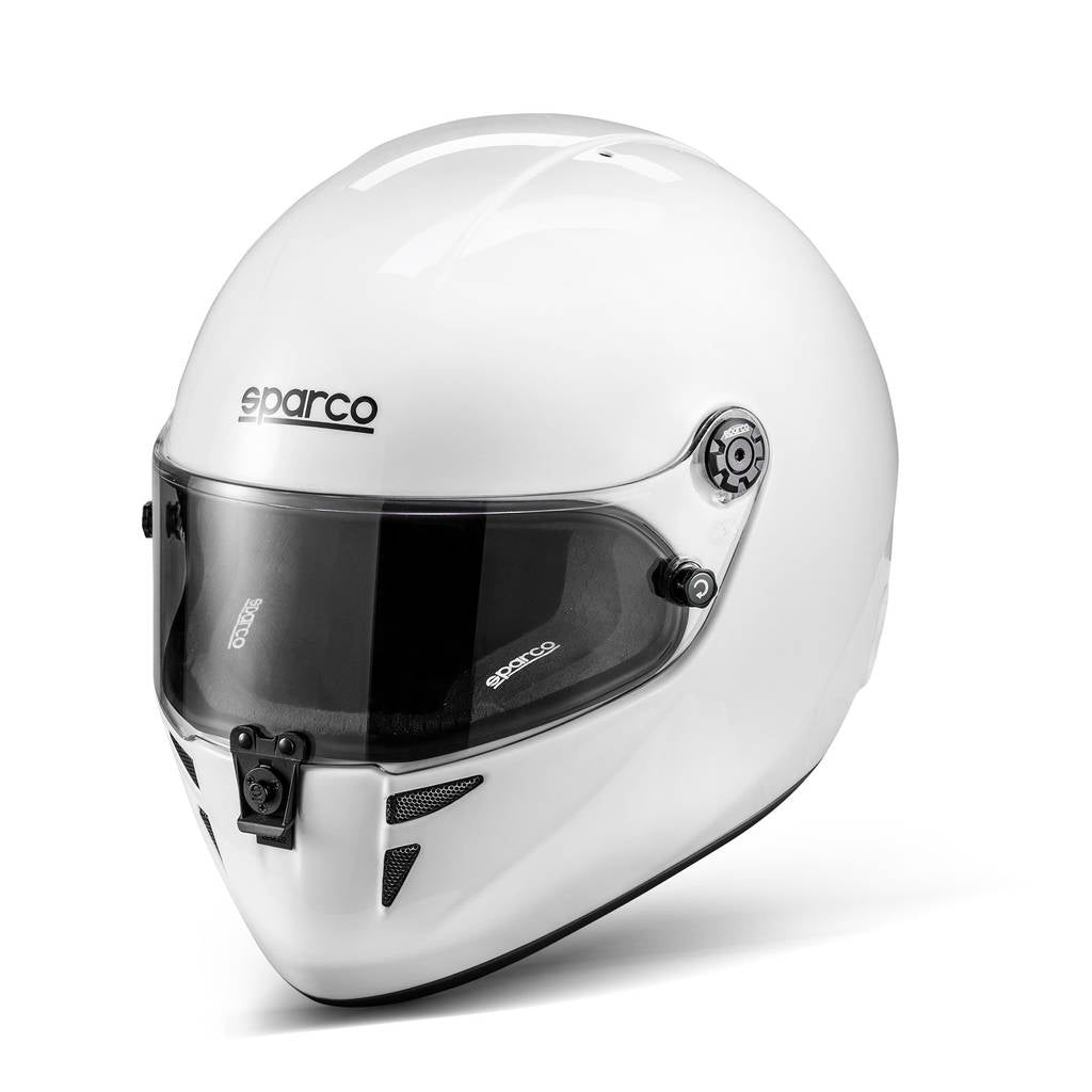 SPARCO BKH0001B0W0800L Шолом для картингу Stealth KF 8878-2024, Білий / Чорний, Розмір L Photo-0 
