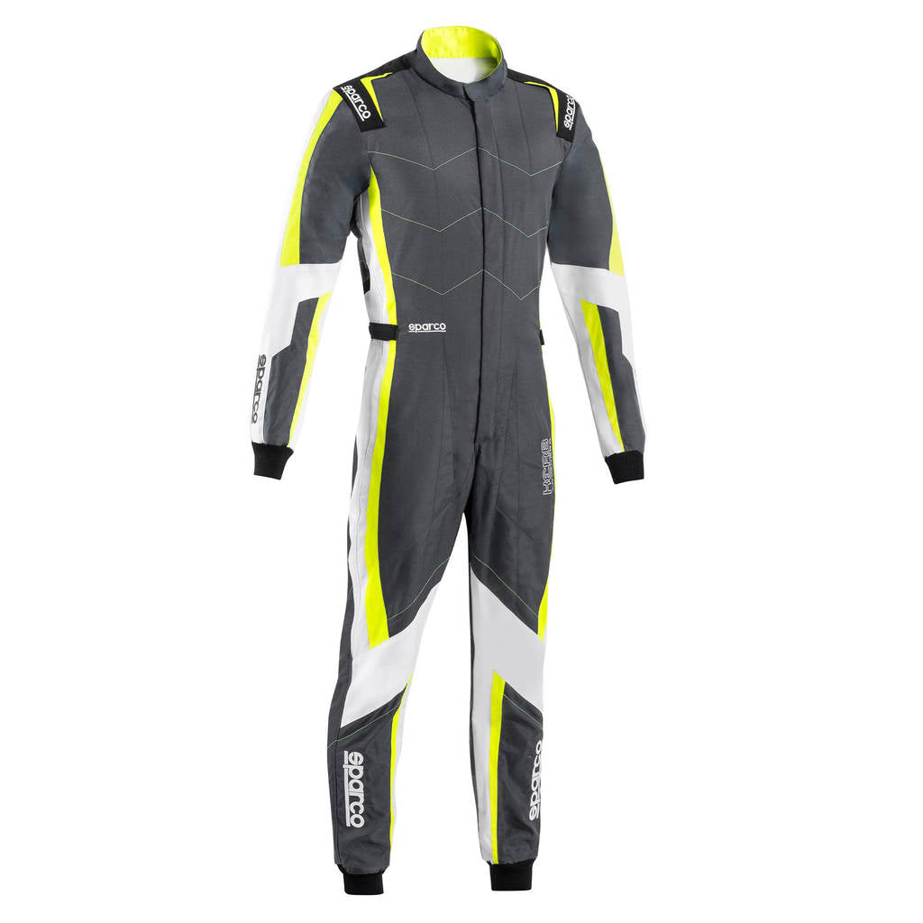 SPARCO BKS0011B0E3300S Костюм для картингу Kerb Advanced, Темний Сірий / Флуо Жовтий, Розмір S Photo-0 