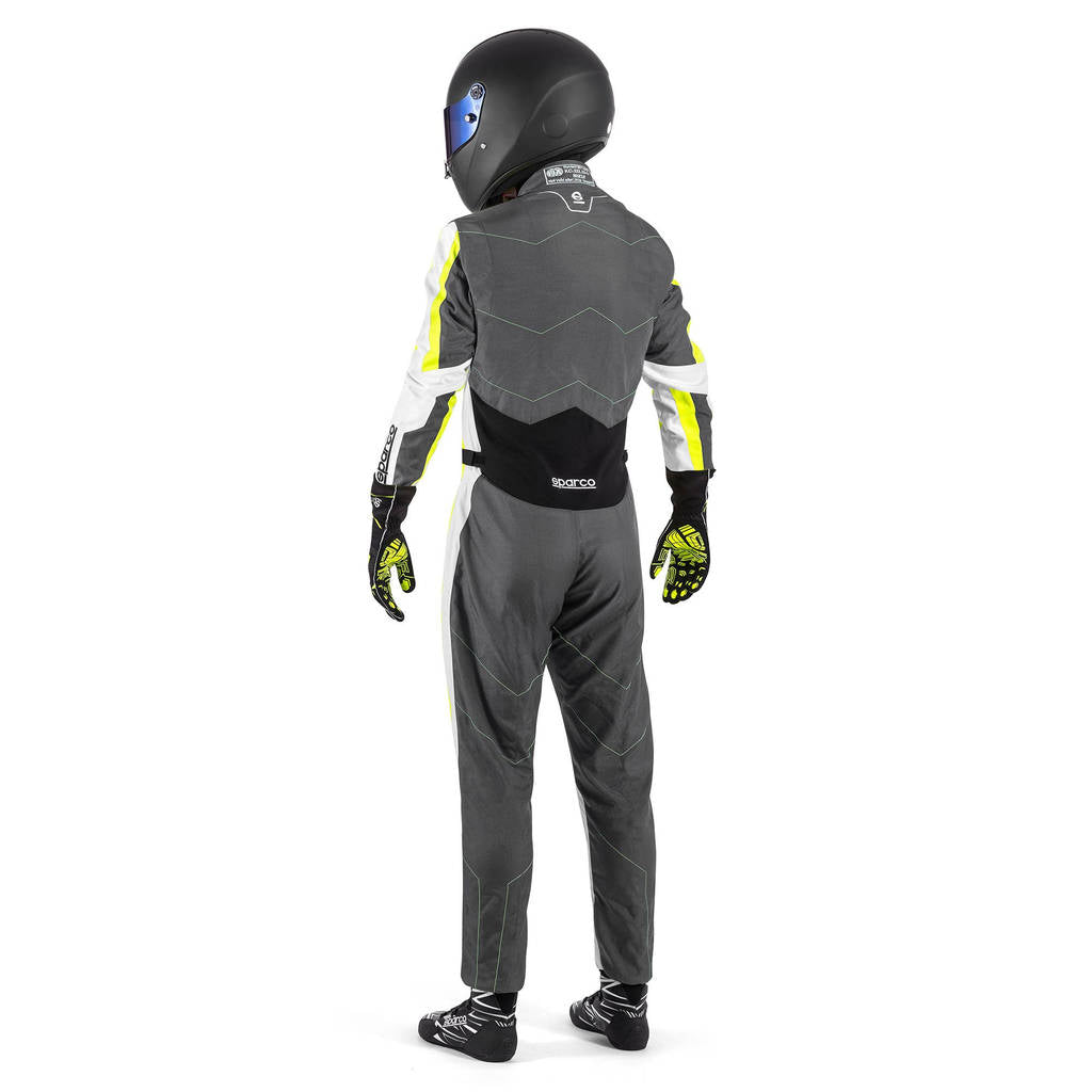 SPARCO BKS0011B0E3300L Костюм для картингу Kerb Advanced, Темний Сірий / Флуо Жовтий, Розмір L Photo-2 