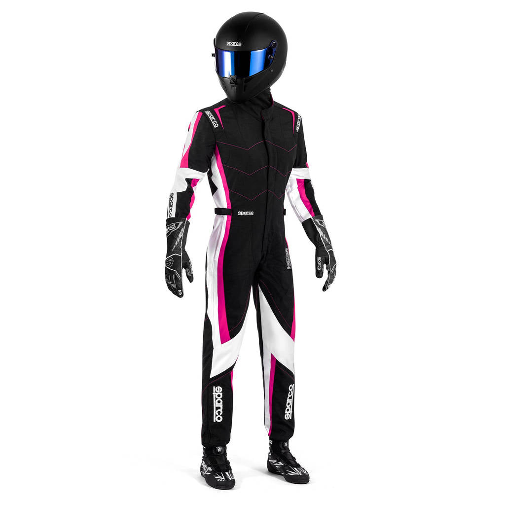 SPARCO BKS0013B0K07140 Дитячий костюм для картингу Kerb Advanced Lady, Чорний / Fuchsia, Розмір 140 Photo-2 