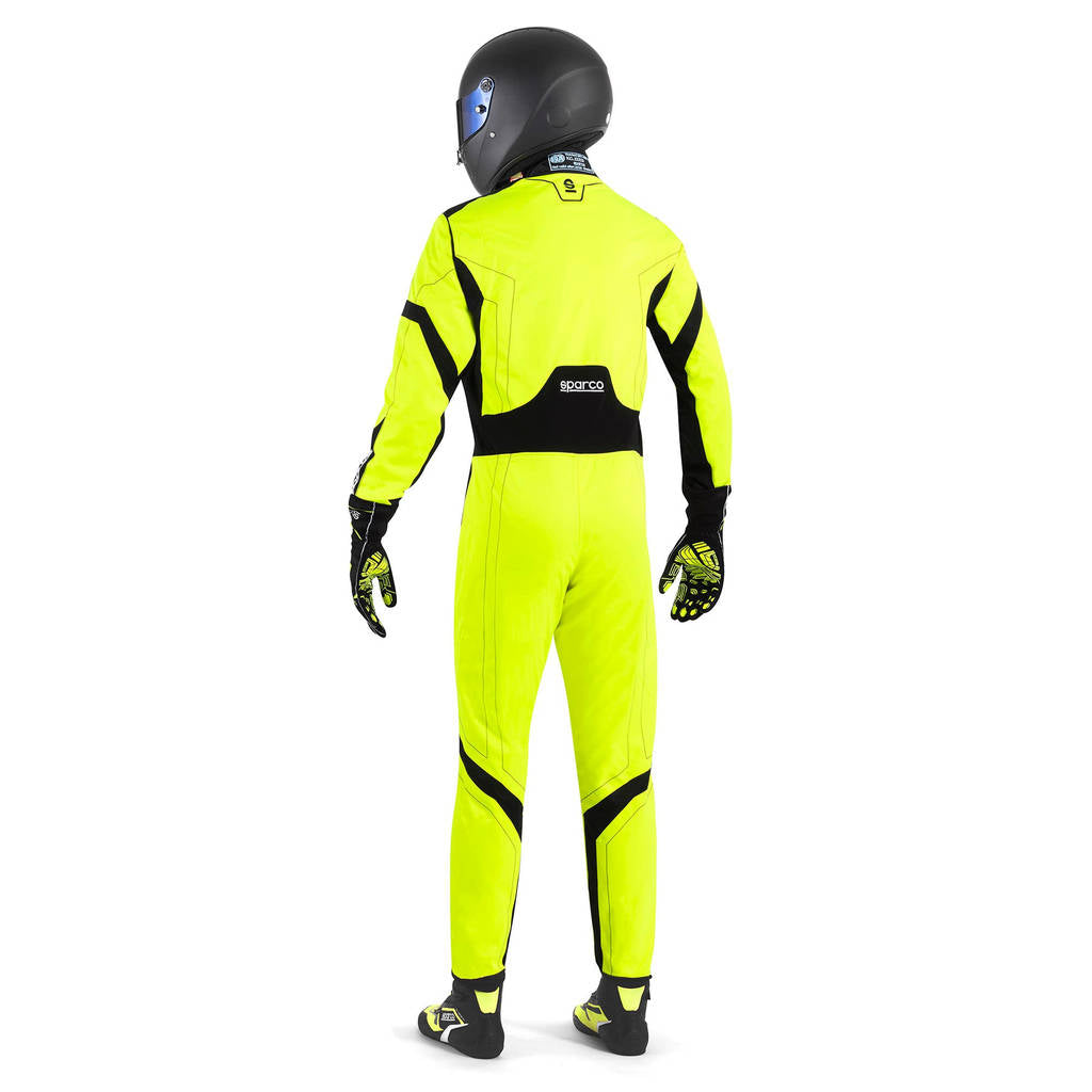 SPARCO BKS0010B0Y0400M Костюм для картингу Thunder Advanced, Флуо Жовтий / Чорний, Розмір M Photo-2 