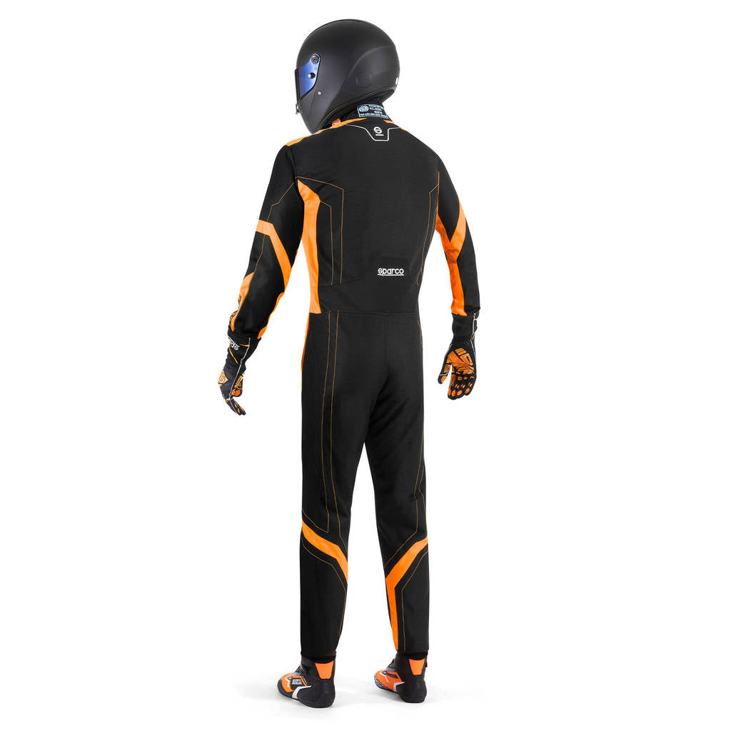 SPARCO BKS0010B0K040XL Костюм для картингу Thunder Advanced, Чорний / Флуо Помаранчевий, Розмір XL Photo-2 