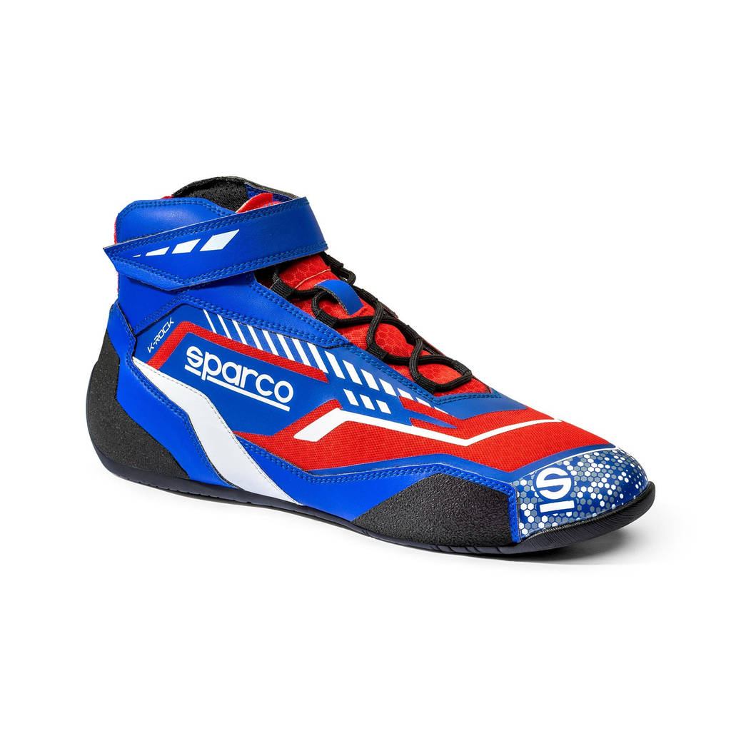 SPARCO BKB0001B0B22036 Взуття для картингу K-Rock 2025, Блакитний / Червоний, Розмір 36 Photo-0 