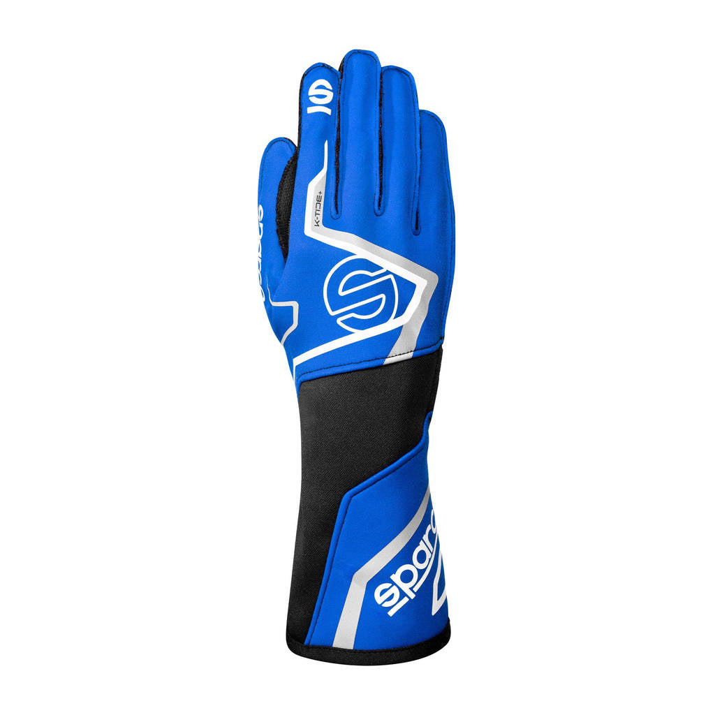 SPARCO BKG0002B0B20009 Рукавички для картингу K-Tide+ (FIA 8877-2022), Синьо-фіолетовий / Чорний, Розмір 9 Photo-0 