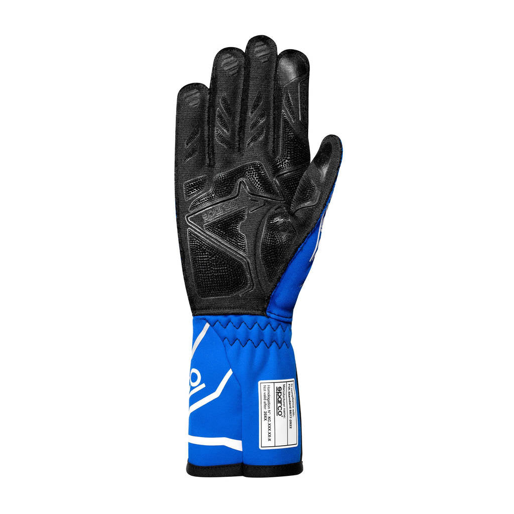 SPARCO BKG0002B0B20012 Рукавички для картингу K-Tide+ (FIA 8877-2022), Синьо-фіолетовий / Чорний, Розмір 12 Photo-1 