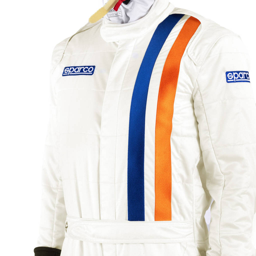 SPARCO 001144GU52BI Репліка костюма для перегонів Gulf, Білий, Розмір 52 Photo-2 