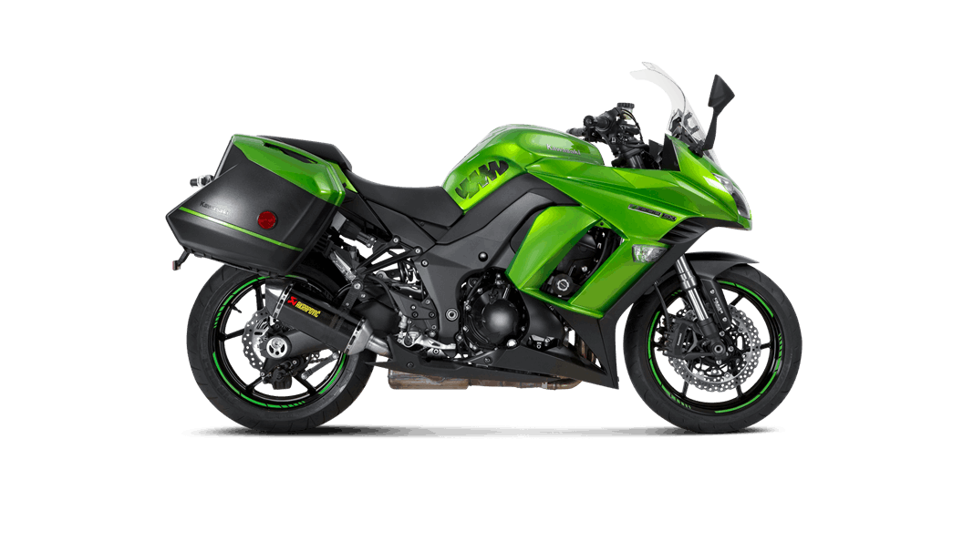 AKRAPOVIC S-K10SO19-HZC Вихлопна система Slip-On Line (Carbon) для KAWASAKI Z1000SX / NINJA 1000 2014 - 2020 Photo-1 