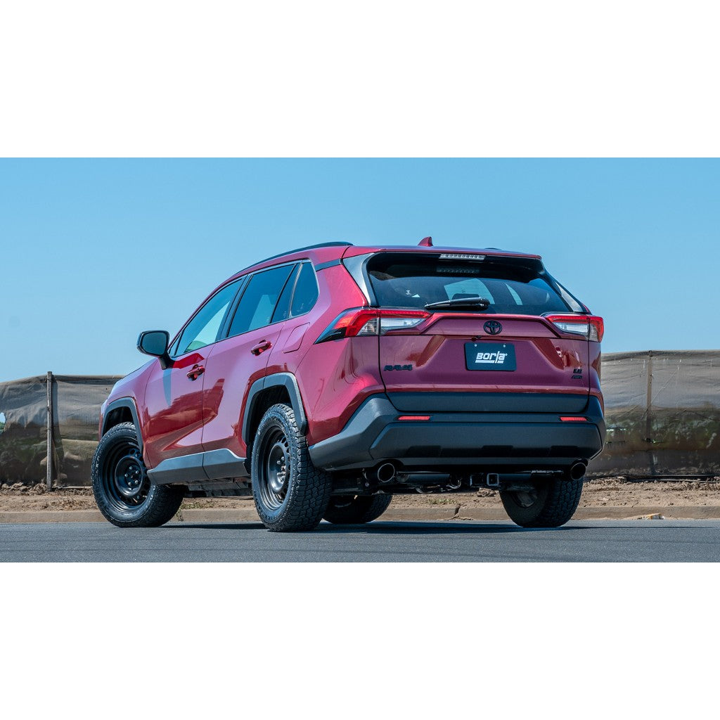 BORLA 141009BC Вихлопна система Cat-Back S-Type, 2.25" (насадки 4", чорний хром) для TOYOTA RAV4 2.5L 2019-2025 Photo-2 