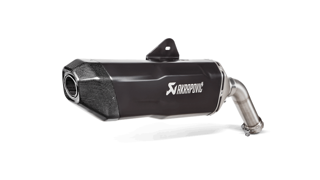 AKRAPOVIC S-B8SO8-HFBFCTBL Вихлопна система Slip-On Line (Titanium) BMW F 750 GS | F 850 GS 2018-2021 Photo-0 