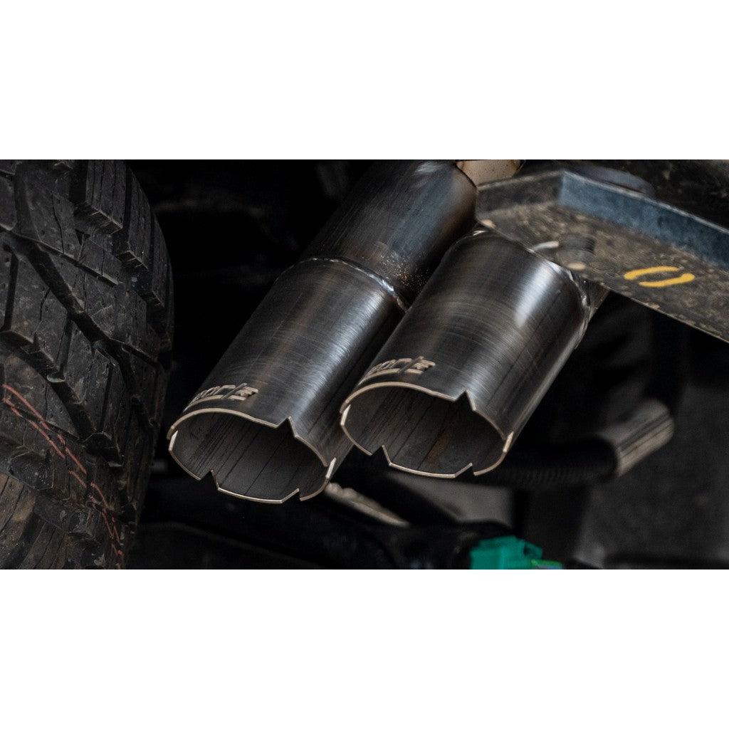 BORLA 140972 Вихлопна система Cat-Back 2.25", S-Type (насадки 2.38" світлий хром) для FORD Ranger 2.7L 4WD 2024- Photo-2 