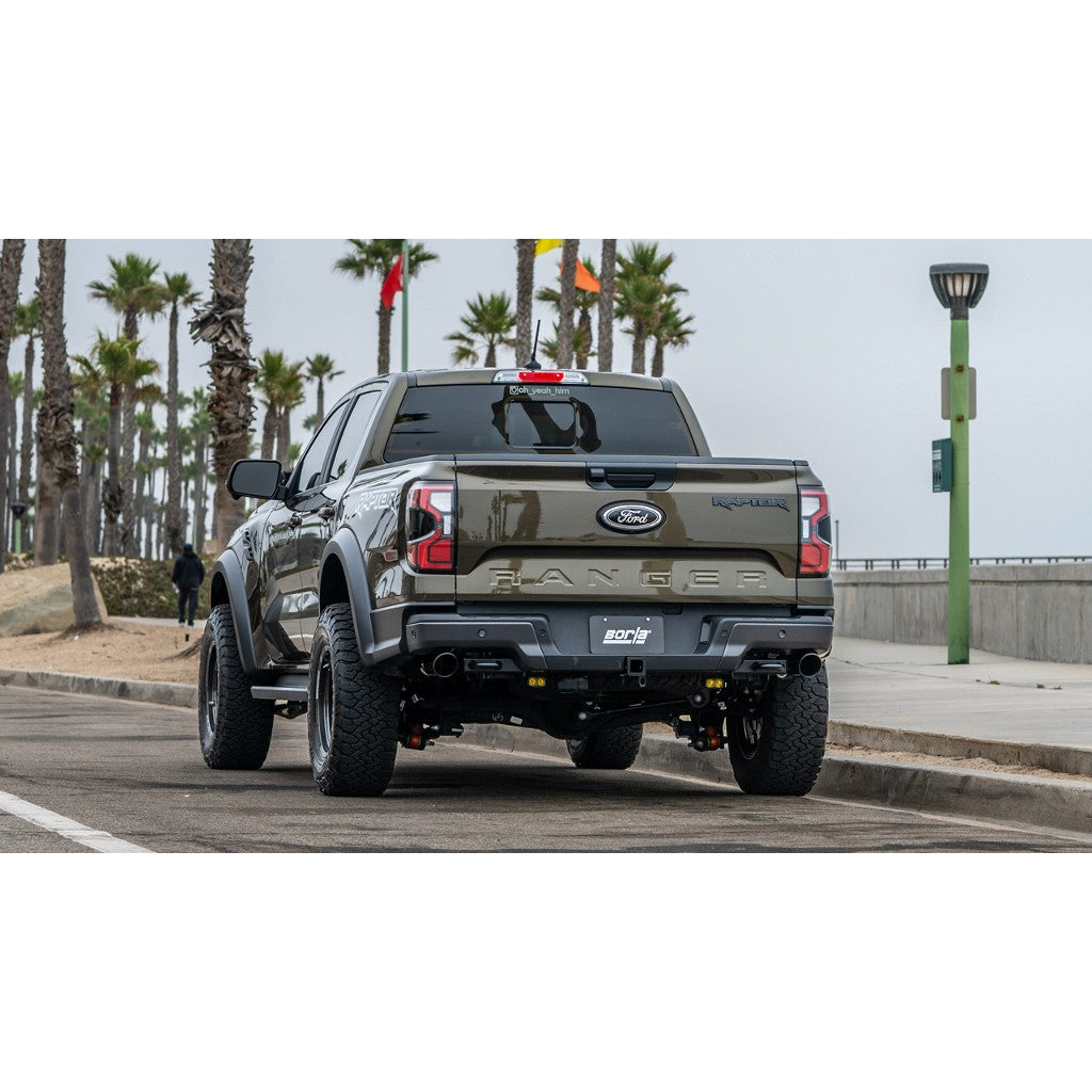 BORLA 60743BC Вихлопні труби 2.75" (наконечники 4", чорний хром) для FORD Ranger Raptor 2024– Photo-2 