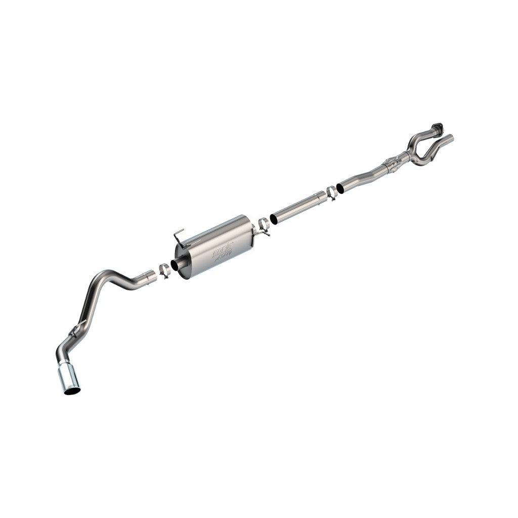 BORLA 141017 Вихлопна система Cat-Back 2.75", ATAK (наконечники 5", світлий хром) для FORD F-250 / F-350 6.2L 2017–2021 Photo-0 