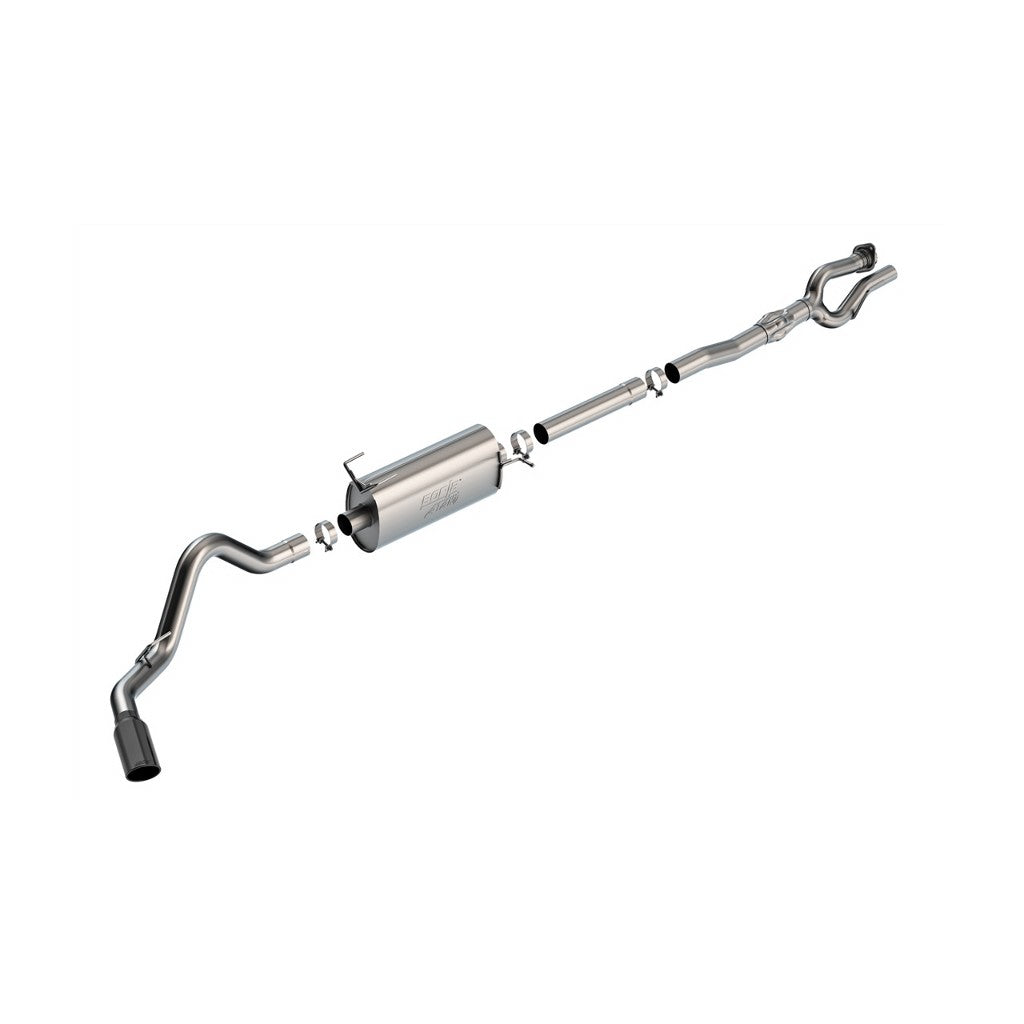 BORLA 141017BC Вихлопна система Cat-Back 2.75", ATAK (наконечники 5", чорний хром) для FORD F-250 / F-350 6.2L 2017–2021 Photo-0 