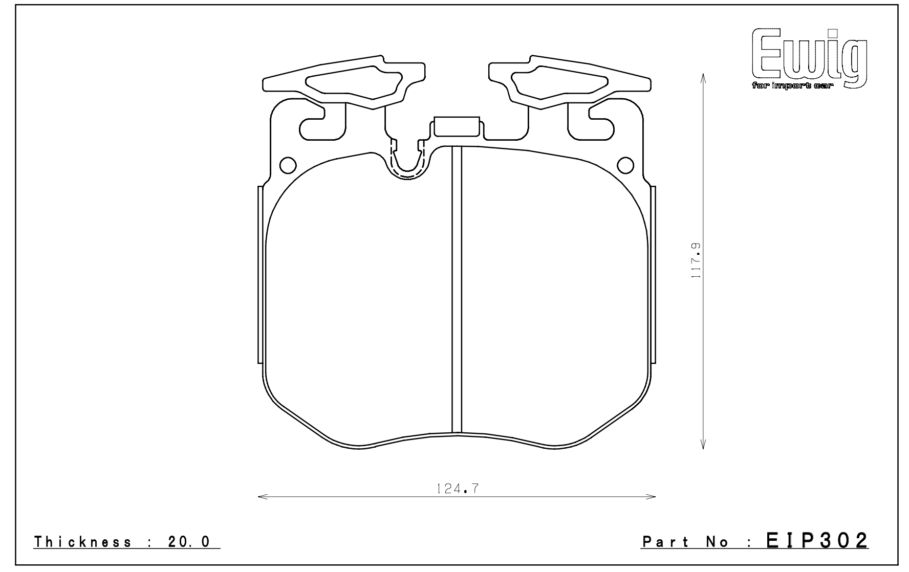 ENDLESS EIP302MX72 Передні гальмівні колодки для BMW X3M / X4M F97 / F98 Photo-0 