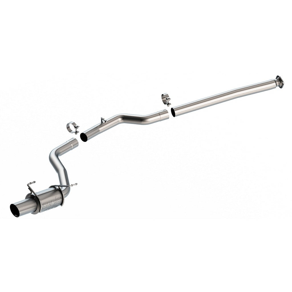 BORLA 140931 Вихлопна система Cat-Back 3", ATAK (наконечники 4.5", матова нержавіюча сталь) для SUBARU WRX 2.4L 2022-2025 Photo-0 
